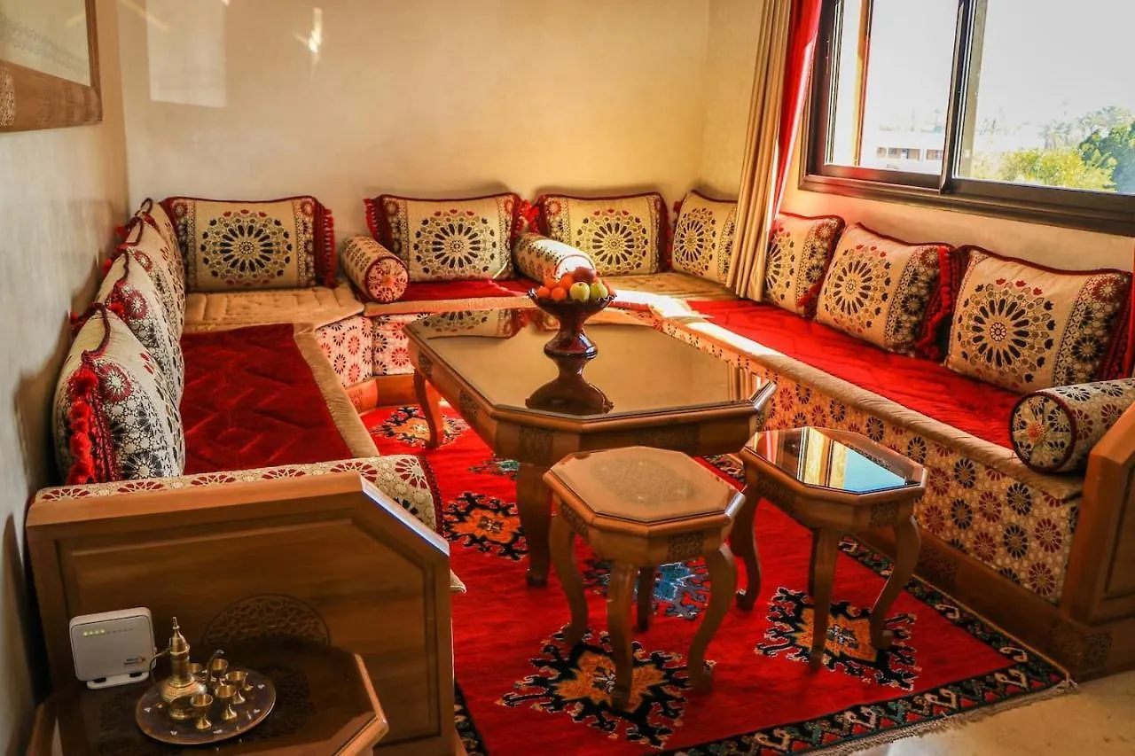 Charmant Appartement 80 M2, Piscine, Wifi, Ascenseur, Parking - Calme Absolu Marrakesh